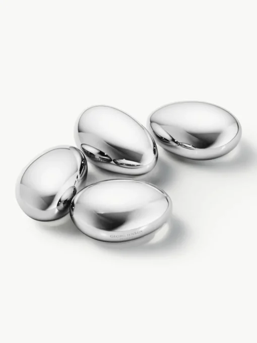 Whiskystenen Sky van RVS, 4 stuks