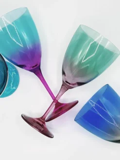 Wijnglazen Ombre Flash, 2 stuks