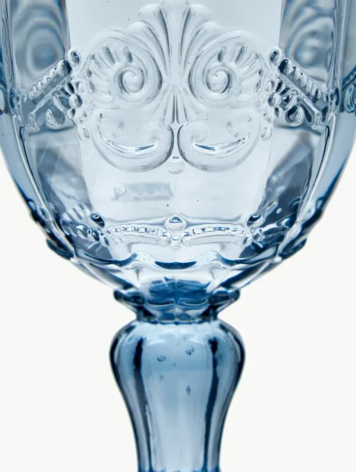 Wijnglazen Syrah met structuurpatroon, set van 6