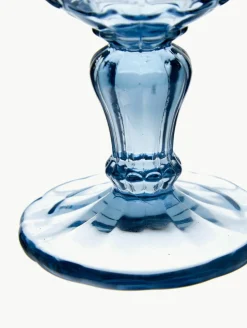 Wijnglazen Syrah met structuurpatroon, set van 6