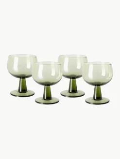 Wijnglazen The Emeralds, 4 stuks