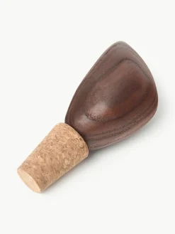 Wijnstoppers Cairn van essenhout, 2-delig