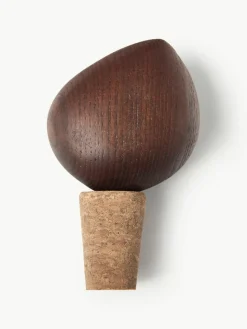 Wijnstoppers Cairn van essenhout, 2-delig