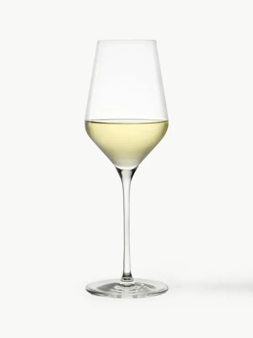 Witte wijnglazen Quatrophil, 6 stuks
