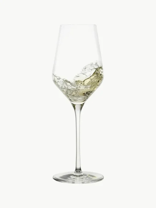 Witte wijnglazen Quatrophil, 6 stuks