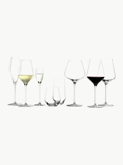 Witte wijnglazen Quatrophil, 6 stuks