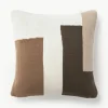 Wollen kussenhoes Aylin met abstracte decoratie
