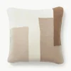 Wollen kussenhoes Aylin met abstracte decoratie