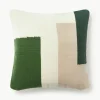 Wollen kussenhoes Aylin met abstracte decoratie
