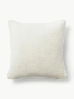 Wollen kussenhoes Aylin met abstracte decoratie