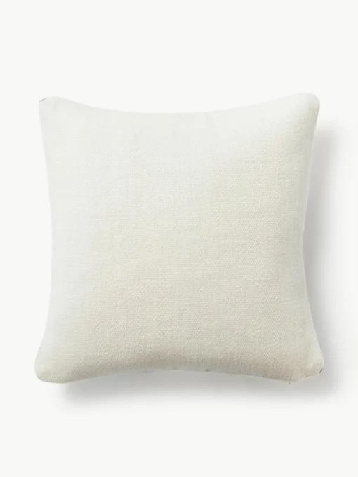 Wollen kussenhoes Aylin met abstracte decoratie