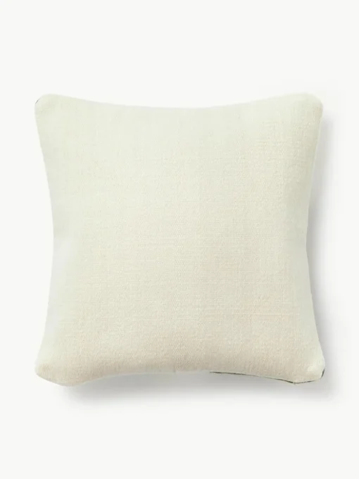 Wollen kussenhoes Aylin met abstracte decoratie