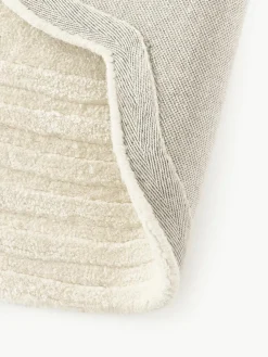 Wollen vloerkleed Koli met hoog-laag effect