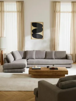 XL bouclé hoekbank Tribeca