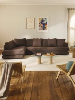XL bouclé hoekbank Tribeca