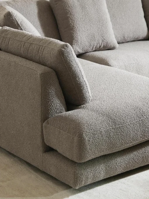 XL bouclé hoekbank Tribeca