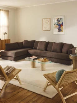 XL bouclé hoekbank Tribeca