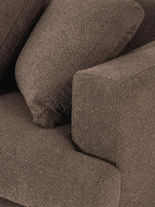 XL bouclé hoekbank Tribeca