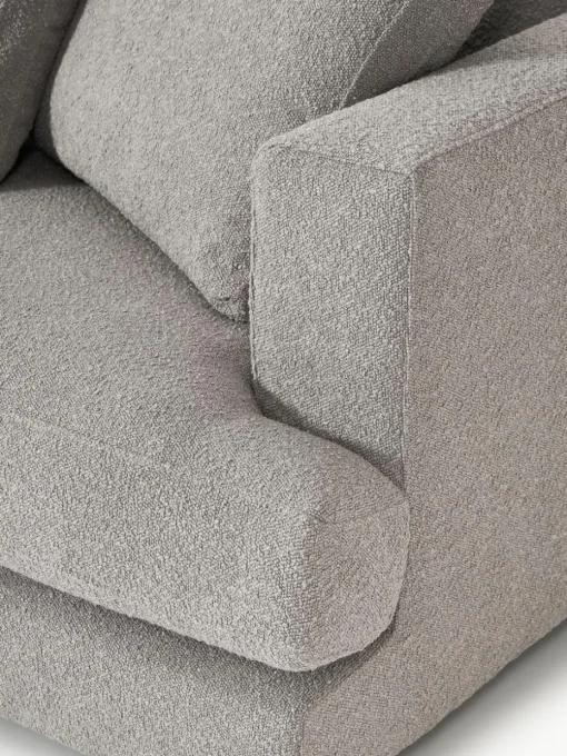 XL bouclé hoekbank Tribeca