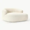 XL bouclé loungefauteuil Sofia