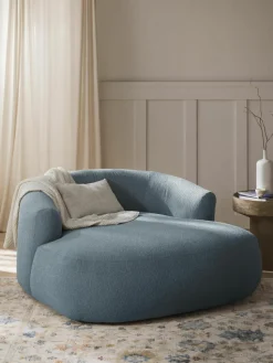XL bouclé loungefauteuil Sofia