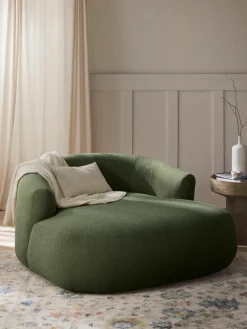 XL bouclé loungefauteuil Sofia