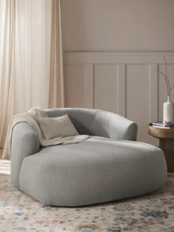 XL bouclé loungefauteuil Sofia
