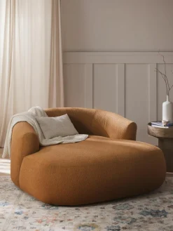 XL bouclé loungefauteuil Sofia