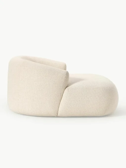 XL bouclé loungefauteuil Sofia