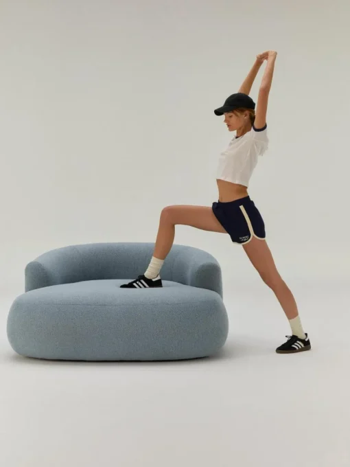 XL bouclé loungefauteuil Sofia