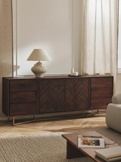 XL dressoir Luca gemaakt van mangohout
