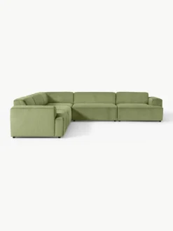 XL hoekbank Melva van corduroy
