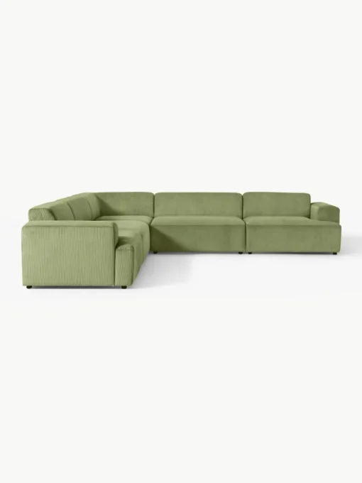 XL hoekbank Melva van corduroy