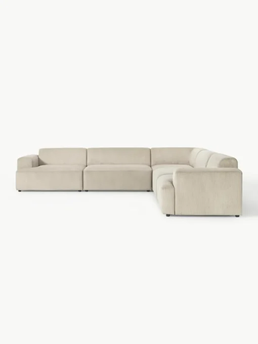 XL hoekbank Melva van corduroy