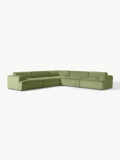 XL hoekbank Melva van corduroy