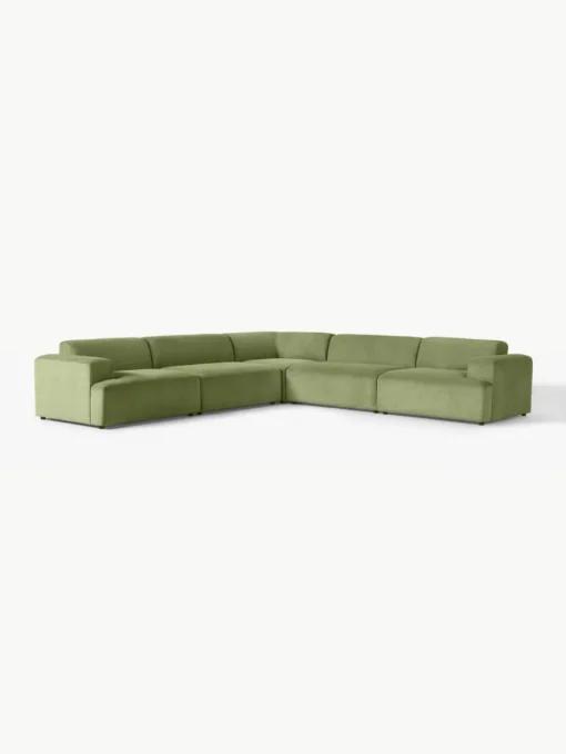 XL hoekbank Melva van corduroy