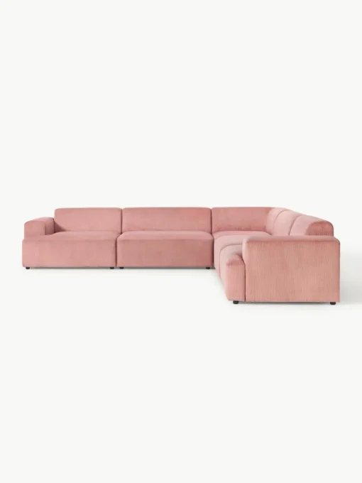 XL hoekbank Melva van corduroy