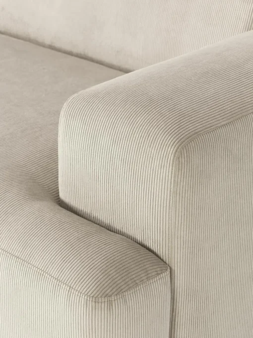 XL hoekbank Melva van corduroy