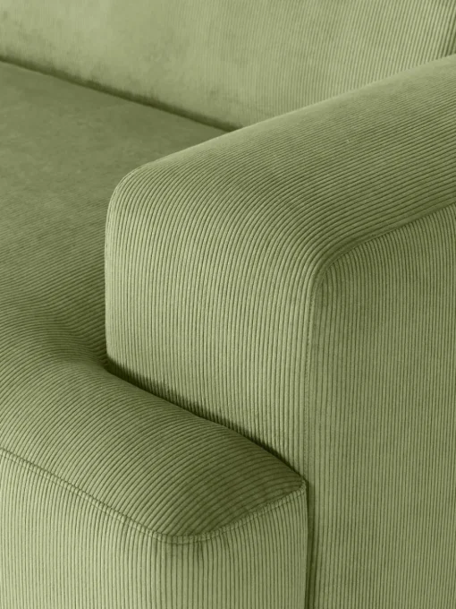 XL hoekbank Melva van corduroy