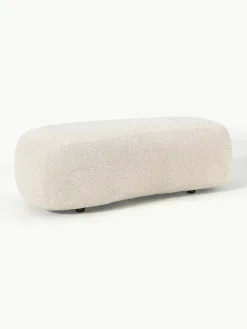 XL poef Alba van teddy bouclé
