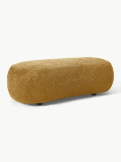 XL poef Alba van teddy bouclé