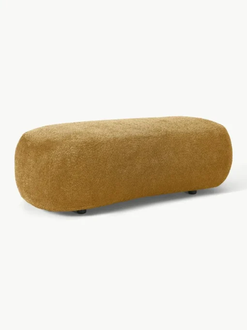 XL poef Alba van teddy bouclé