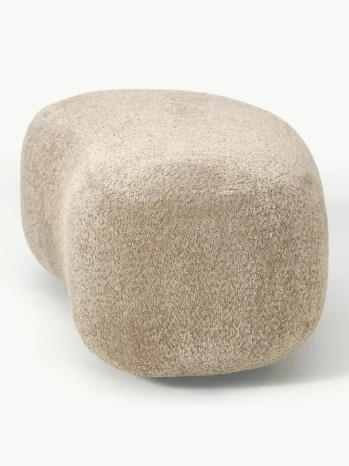 XL poef Alba van teddy bouclé