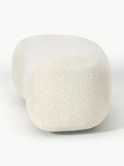 XL poef Alba van teddy bouclé