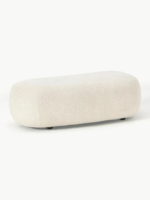 XL poef Alba van teddy bouclé