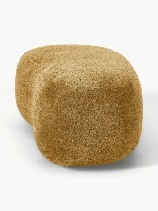 XL poef Alba van teddy bouclé