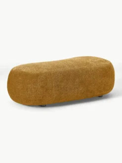 XL poef Alba van teddy bouclé