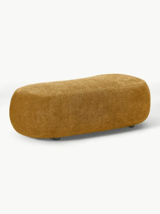 XL poef Alba van teddy bouclé