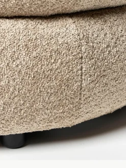 XL poef Alba van teddy bouclé