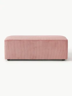 XL poef Melva van corduroy, B 116 x D 42 cm